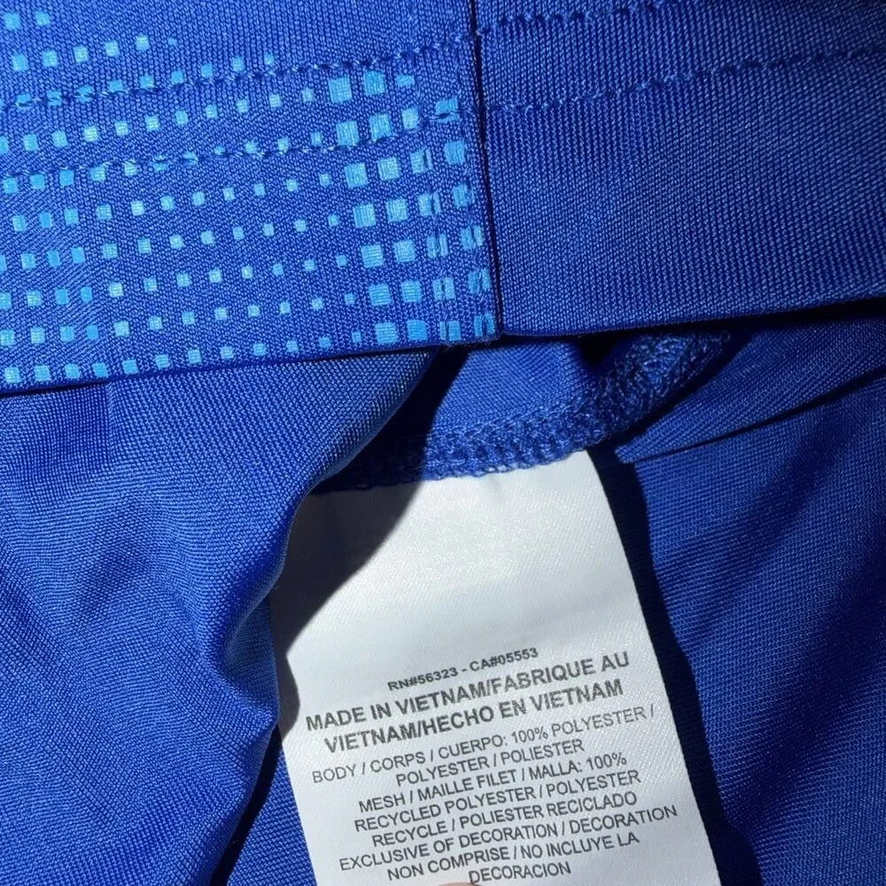 Nike Elite Long Sleeve Blue Dri-Fit Hoodie Boys Medium